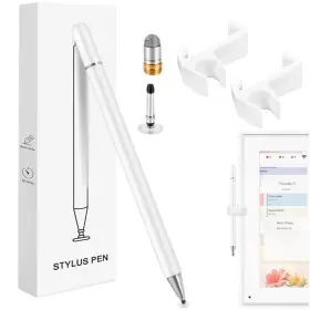 Sh722 Mfrhyloee Dual Tip Stylus Pen For Skylight 15 Inch Calendar - With Magnetic Mount White