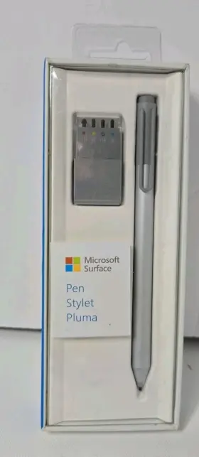 3zy-000010 Microsoft New Silver Surface Pen Stylet Pluma 1710 3 Pro And 4 Loop