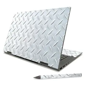 Hpenx31521-diamond Mighty Skins Mightyskins Skin Compatible With Hp Envy X360 15 Inch 2021 - Diamond Plate Pr