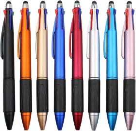 Pen-2019c-02-1-1 Misibao Stylus Pen For Touch Screen 4 Color In One Multi-colored Ballpoint P