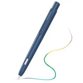 P840401435823 Moko Navy Blue Portable Apple Pencil 2nd Generation Case With Retractable Design