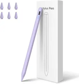 Ncca666 Nesvecit Stylus Pen For Ipad 10 Mins Quick Charge Pencil Purple