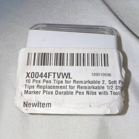 Newitem X0044ftvwl 10x Durable Black Pen Tips For Remarkable 2 Stylus Replacement
