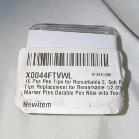 X0044ftvwl Newitem 10x Durable Black Pen Tips For Remarkable 2 Stylus Replacement