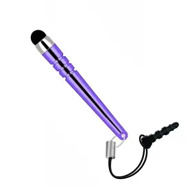 5elif5-ns Nismobile For Samsung Galaxy Tab S10 Fe Plus - Purple Stylus Touch Pen Aluminum Compact