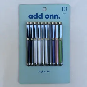 Onn 681131358613 Add Stylus Set 10 Pack Anti-scratch Screen Compatible In Phones Tablets