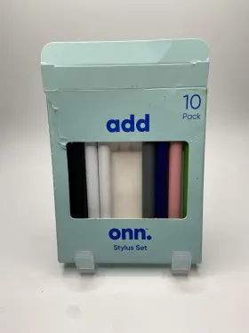 Taa10p100015534 Onn Stylus Set 10 Pack Multicolor Universal Anti-scratch Lightweight Ergonomic