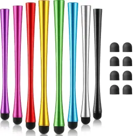 Outus-stylus-08 Outus 8 Pcs Slim Waist Stylus Pen For Touchscreen Multicolour
