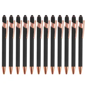 Pta230407tt0815 Patikil Ballpoint Pen With Stylus Tip 12 Pack 2 1 Count Of Black