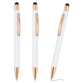 Patikil Pta250221tt001096 Ballpoint Pen With Stylus Tip 3pcs 2 In 1 Count Pack Of 3 White