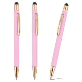 Pta250221tt001106 Patikil Ballpoint Pen With Stylus Tip 3pcs 2 1 Count Pack Of 3 Light Pink