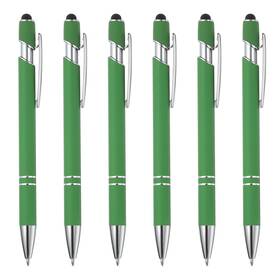 Patikil Pta250221tt001177 Ballpoint Pen With Stylus Tip 6pcs 2 In 1 Count Pack Of 6 Green