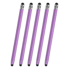 Pta250309tt000590 Patikil 5 Pcs Stylus Pens For Touch Screen 2 In 1 High Sensitivity Purple