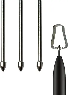 Peixiong Ppp Sm Tab Metalnib 3pcs 3 Pcs Galaxy S Pen Metal Tips/nibs Replacement For Samsung Black