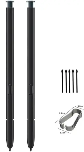 Qenw 768523437573 2pcs Galaxy S22 Ultra S Pen Without Bluetooth Replacement Compatible S2