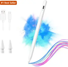 Qukam 445033997973 Stylus Pen For Ipad With Tilt Sensitive And Palm Rejection Active Pencil Compatib