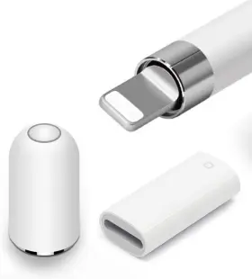 Reeyear 711181625721 Replacement Ipencil Magnetic Caps Charging Adapter Fits For Apple