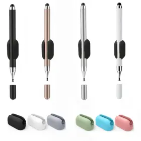 6pen Rgar 745857130196 4pcs Stylus Pen 6 Silicone Clip Pencil Holder For Colors4