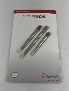 11e20a Rocketfish For Nintendo 3ds Gaming Retractable Stylus 3 Pack