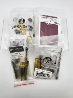 47196 Rockler Woodworking And Hardware Lot Of 4 Mixed Pen Assembly Kits. Woodcraft Psi