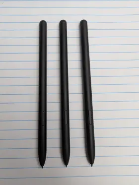 2148j6h18hg4 Samsung S-pen Stylus Lot Of 3 Black Plastic With Side Button For Universal