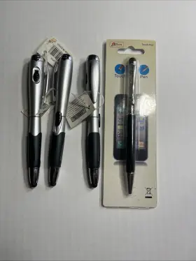 Flipt4 Se 4 3-in-1 Touch Screen Stylus Pen Led Light For Ipad Iphone Smartphone Etc