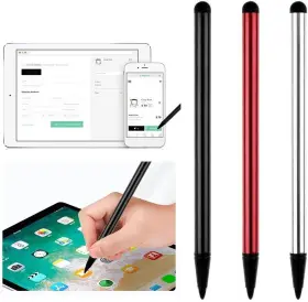 Seadiquiet 701814594821 3pcs Black Silver And Red Universal Tablet Touch Screen