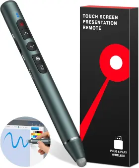Q203 Shenzhen Woqi Science & Technology Co. Ltd. Rechargeable Presentation Clicker Stylus Pen For Touch Screen Wireless Presente