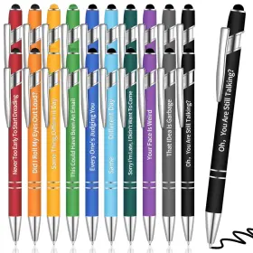 Pens-06 Sinmoe 20 Pcs Funny Pens For Coworker Snarky Complaining Negative Passive Ins