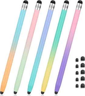 Aa99 Slkijdhfb Stylus Pens For Touch Screens 5-pack High Sensitivity And Multicolor