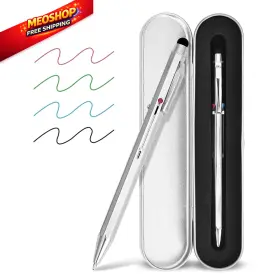 Smttw 782940085964 5-in-1 Stylus Pen&multicolored Pen In One Multifunction Silver