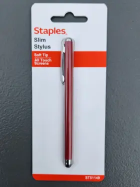 51149-us Staples Universal Slim Stylus 51149 Radiant Red