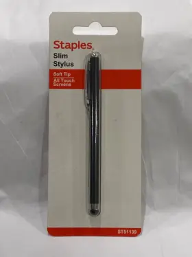 St51139-us Staples Universal Slim Stylus Black Soft Tip St51139 New