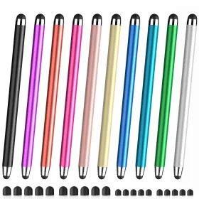 Styluslink 607605411462 Stylus Pens For Touch Screens 10 Multipack Universal Metallic Colors-10pack