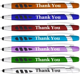 Sypen 313108096029 Inch Thank You Greeting Gift Stylus Pens For All Touchscreen Devices - 2 In 1 Multi