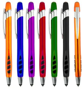 Sy-uv-770-14-assorted Sypen Stylus Pens - 2 In 1 Touch Screen And Writing Pen Sensitive 14 Pack Uv Finish
