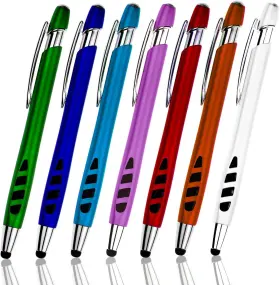 Tpi-770-assorted-7pack Sypen Stylus Pen For Touch Screens And Ballpoint Writing Pens With Sensitive Tip