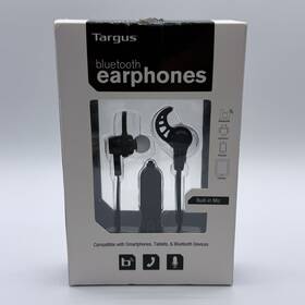 Targus 021331375650 Bluetooth Earphones For Ipod/ Iphone/ Ipad/ Smartphones New
