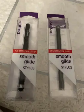 Amm165us Targus Smooth Glide Standard Stylus For Tablet - Black Set Of 2 New