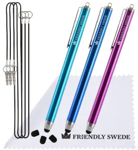 The Friendly Swede 700580591355 High Precision Stylus Pens For Touch Screens - 3pcs 5.5 Inch S