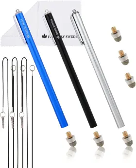 St06113-us The Friendly Swede Extra Long Stylus Pens For Touch Screens 7.3 Inch - Replaceable F