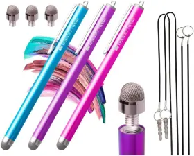 St06121-1de The Friendly Swede Micro-knit Mesh Tip Capacitive Stylus Pens For Touch Screens