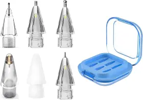 Rt003 Todxarzc Replacement Pencil Tips For Apple Pro Fine Point Metal Tip Blue