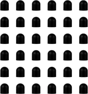 9623irtan Trinkrittey 623359 1 36pcs Rubber Tips For Stylus Pens 0.24inch 6mm Replacement Nibs Black