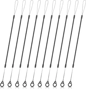 652869 Tucnoeu 1 Vsmtxsjvq 10pcs Elastic Lanyard Tether Silicone Pen Leash Retractable
