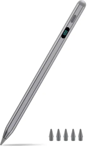 B0f1tzypql Tujufree Ipad Pencil Magnetic 5 Extra Tips Usb-c Fast Charge Stylus Pen Compatible