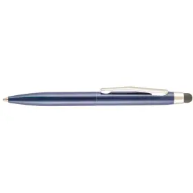 Uchida 028617007038 St. Tropez Petite 2-in-1 Stylus And Pen With Black Ink Open Stock-blue Barrel