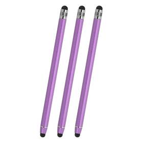 Uxcell 683867840233 3pcs Stylus Pens For Touch Screens 2 In 1 Universal Capacitive Purple