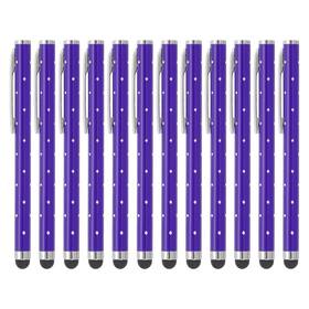 Uxcell 699867180866 12pcs Bling Crystal Stylus Pens For Touch Screens Purple
