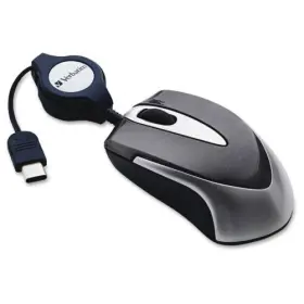 99235 Verbatim Mini Optical Travel Mouse For Usb-c Devices Black